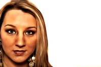 airbrush style re-lit portrait